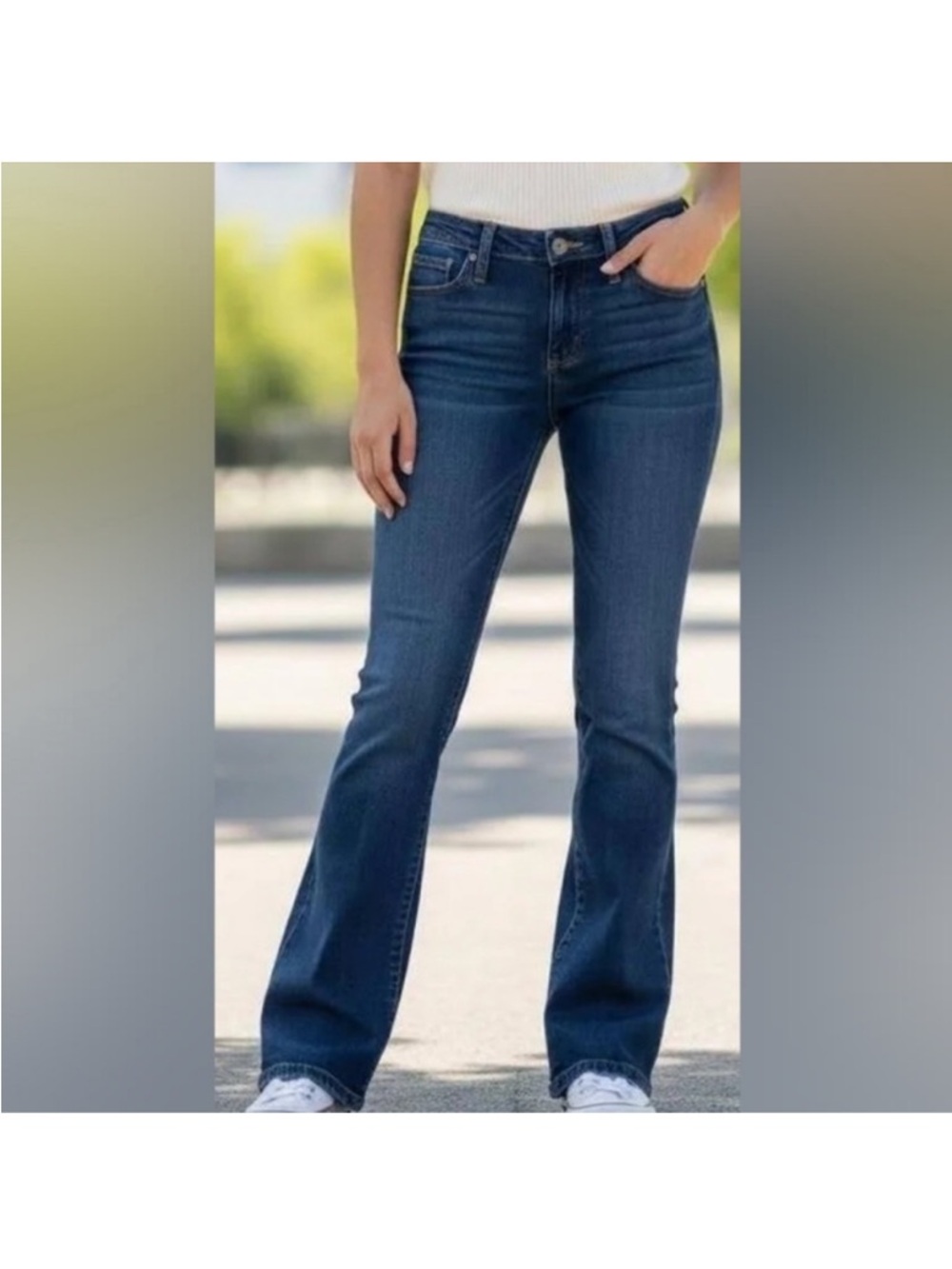 Simply Vera Vera Wang Dark Blue Bootcut Jeans